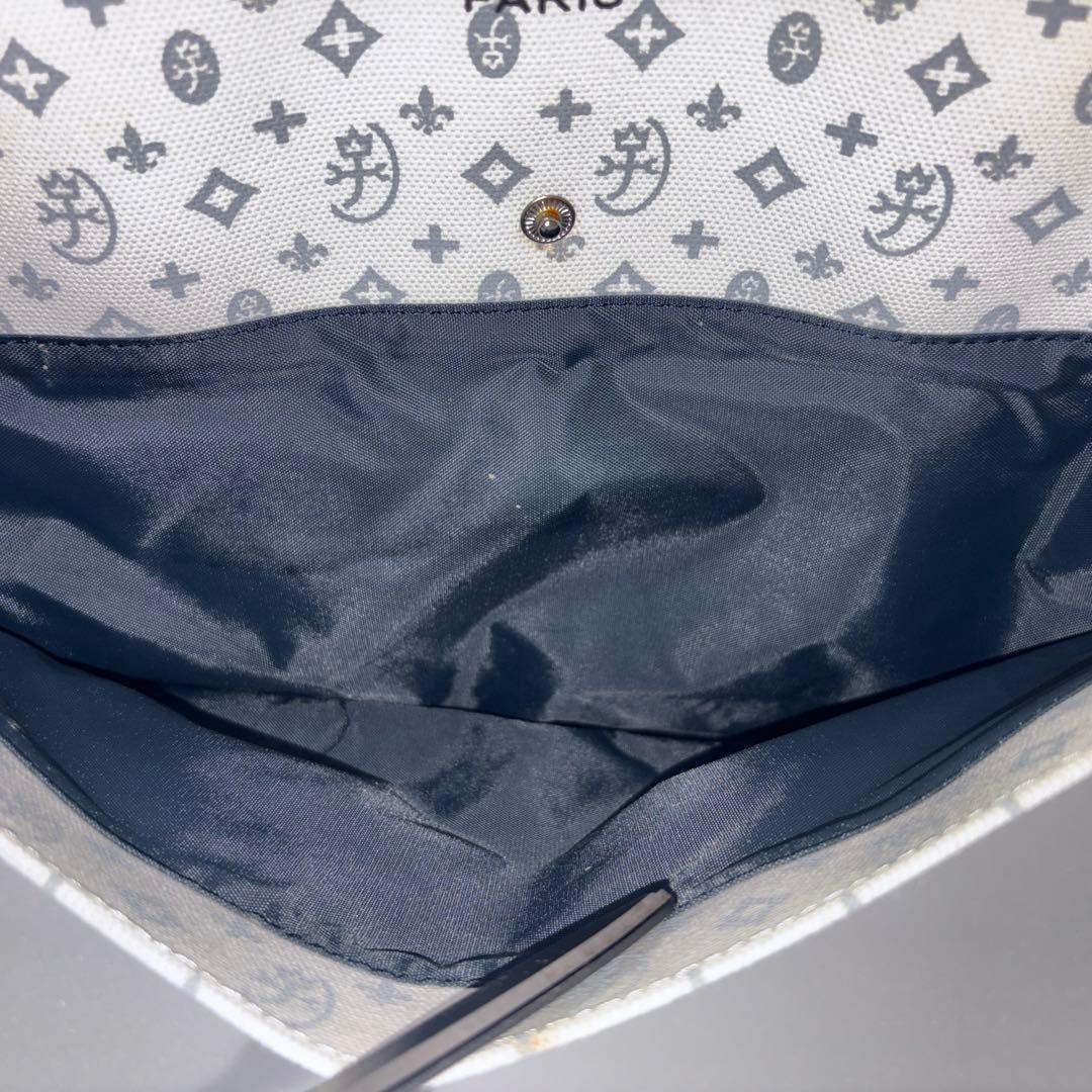 美品CASTELBAJAC ロゴプリント ドライビングトートバッグ