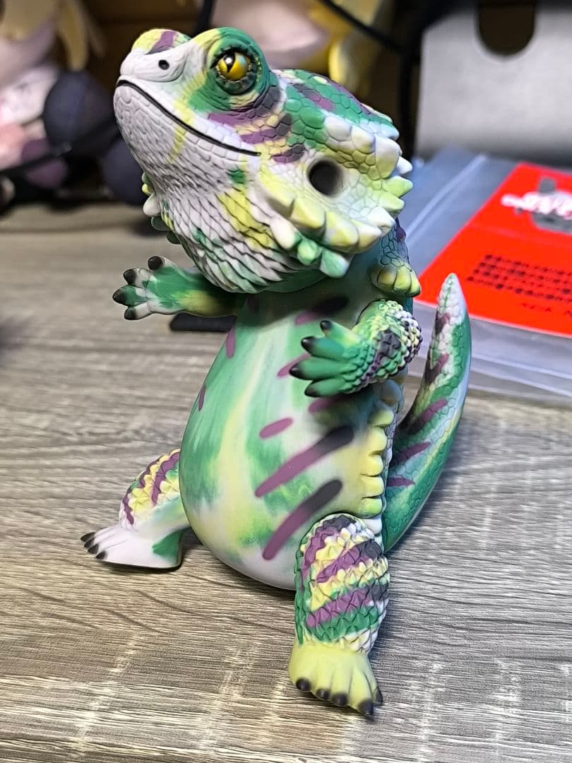 珍*ら様 フトアゴン　ソフビ　3体セット