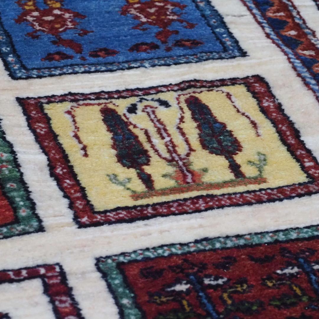 ゾランヴァリ　ギャッベ（中判）ルリバフ　174×119ｃｍ