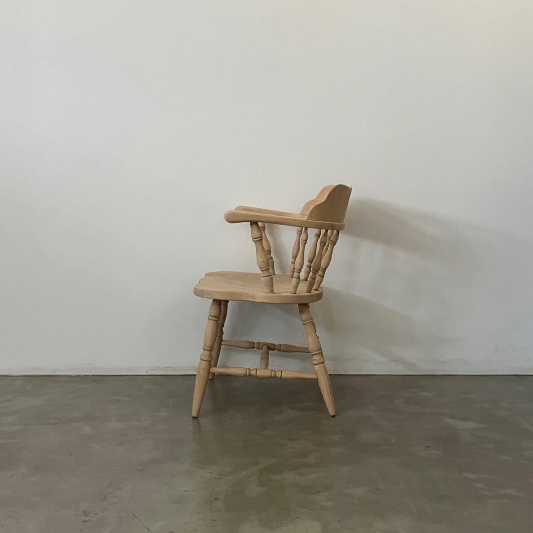 レトロ　アンティーク　古家具　剥離家具　ストリップド　ウィンザーチェア　椅子