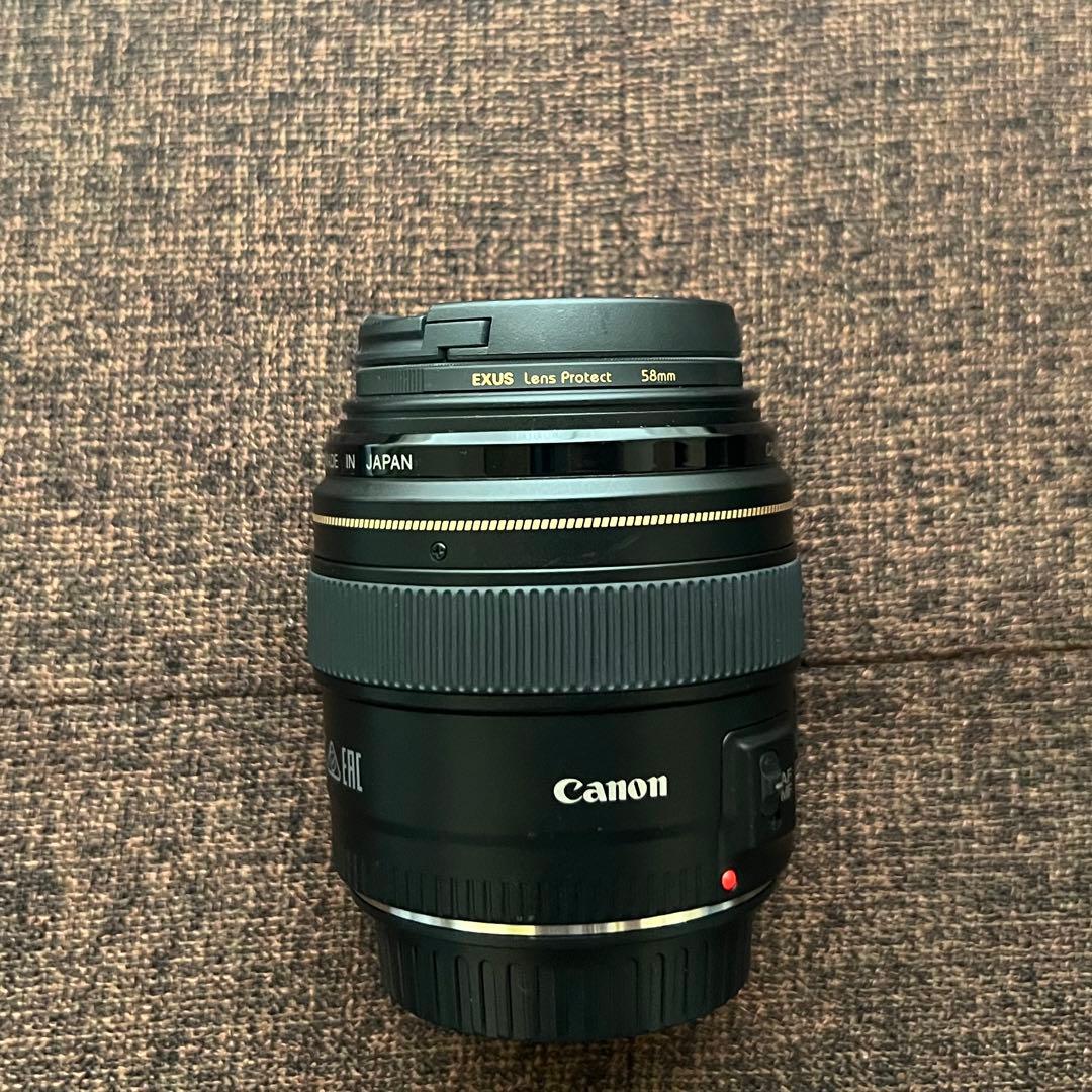 Canon EF 85mm f/1.8 レンズ プロテクター付き