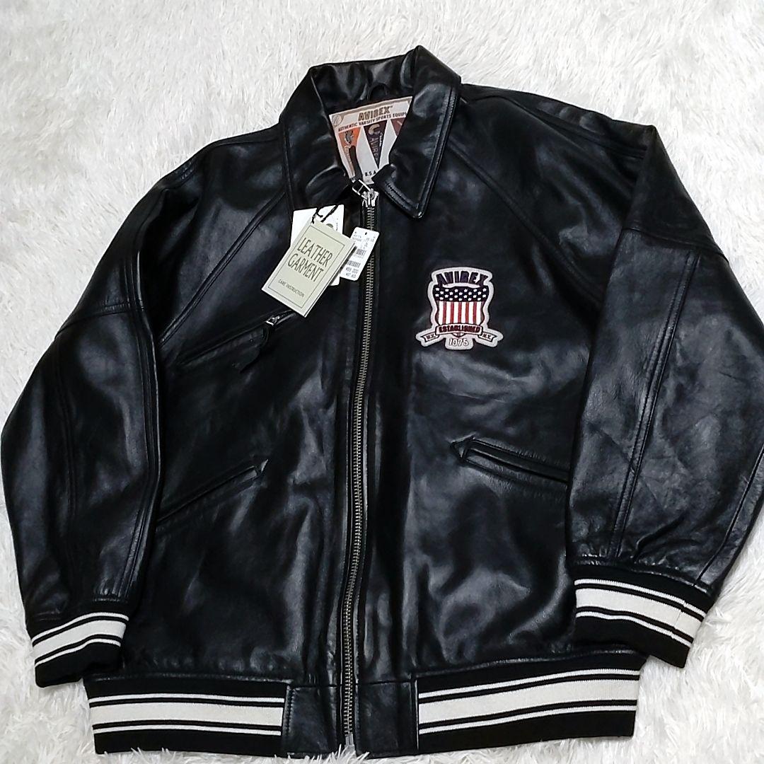 【未使用級】アヴィレックス　ライトシグネチャー バーシティージャケット　XL