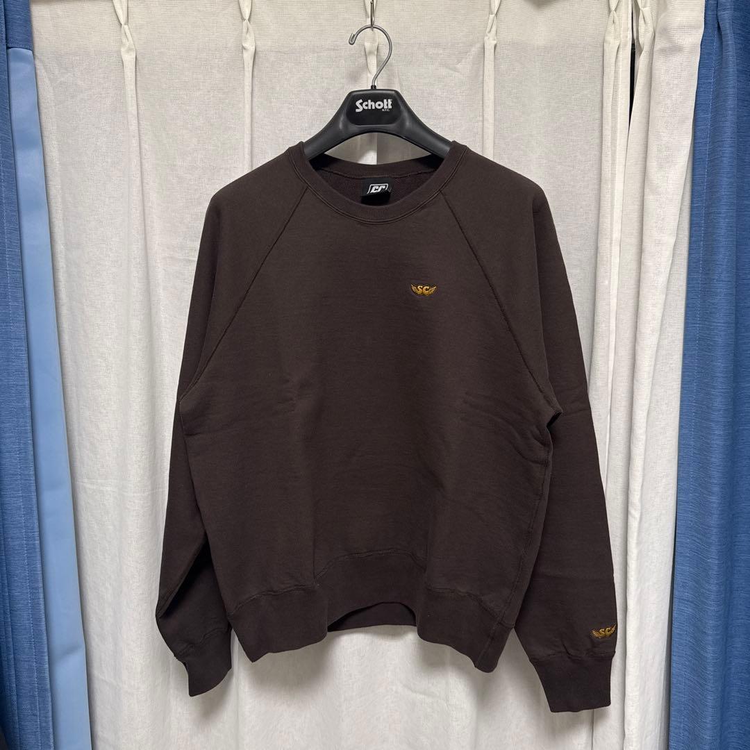 CREW NECK（TYLER WARREN LOGO）/ BROWN