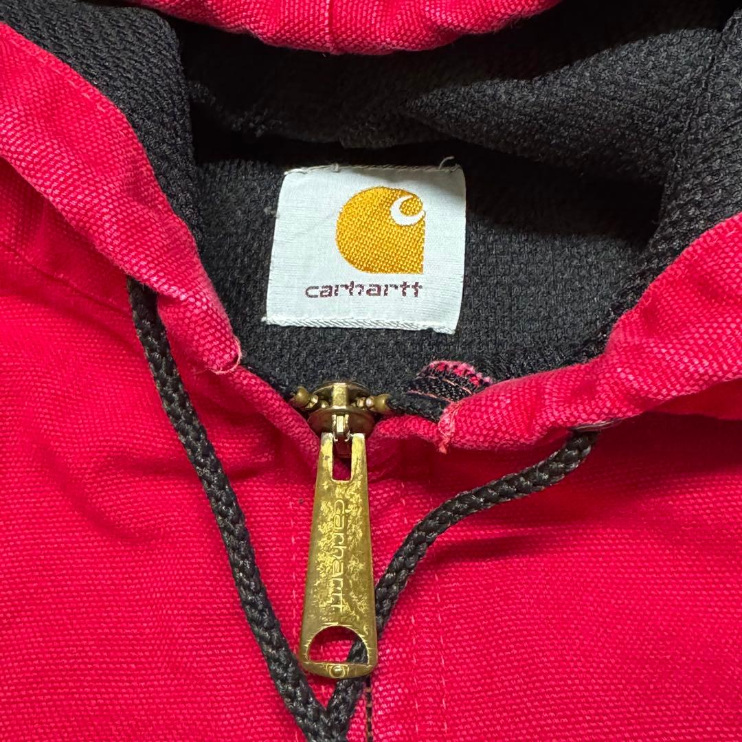 carhartt アクティブジャケット　M カーハート　赤　レッド　パーカー