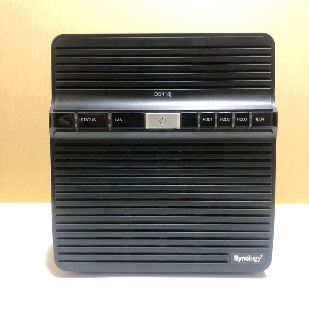 Synology DS418j NAS 4ベイ