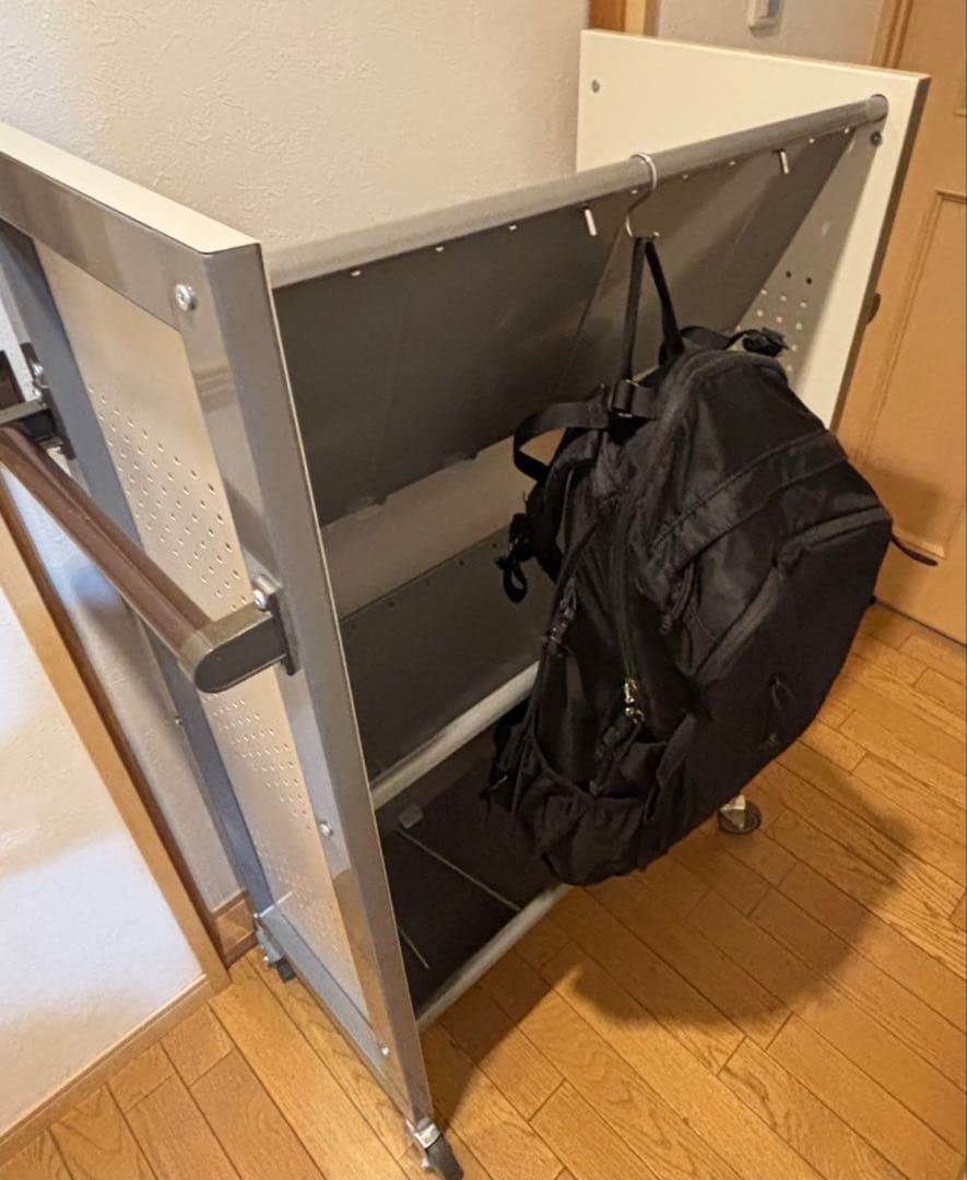 Hiyaya　林製作所　ファイルワゴン 可動　本棚　①