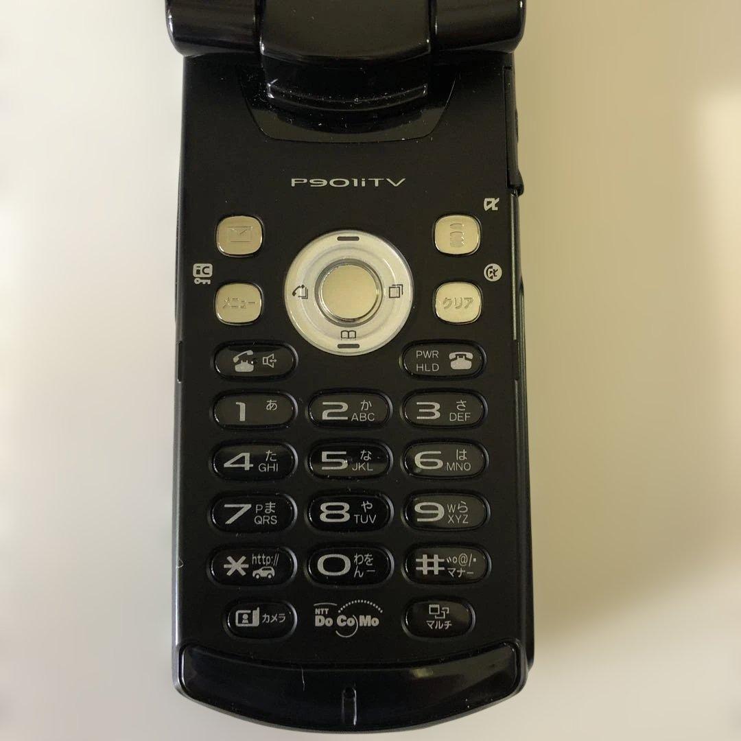 P901iTV ブラック 携帯電話本体