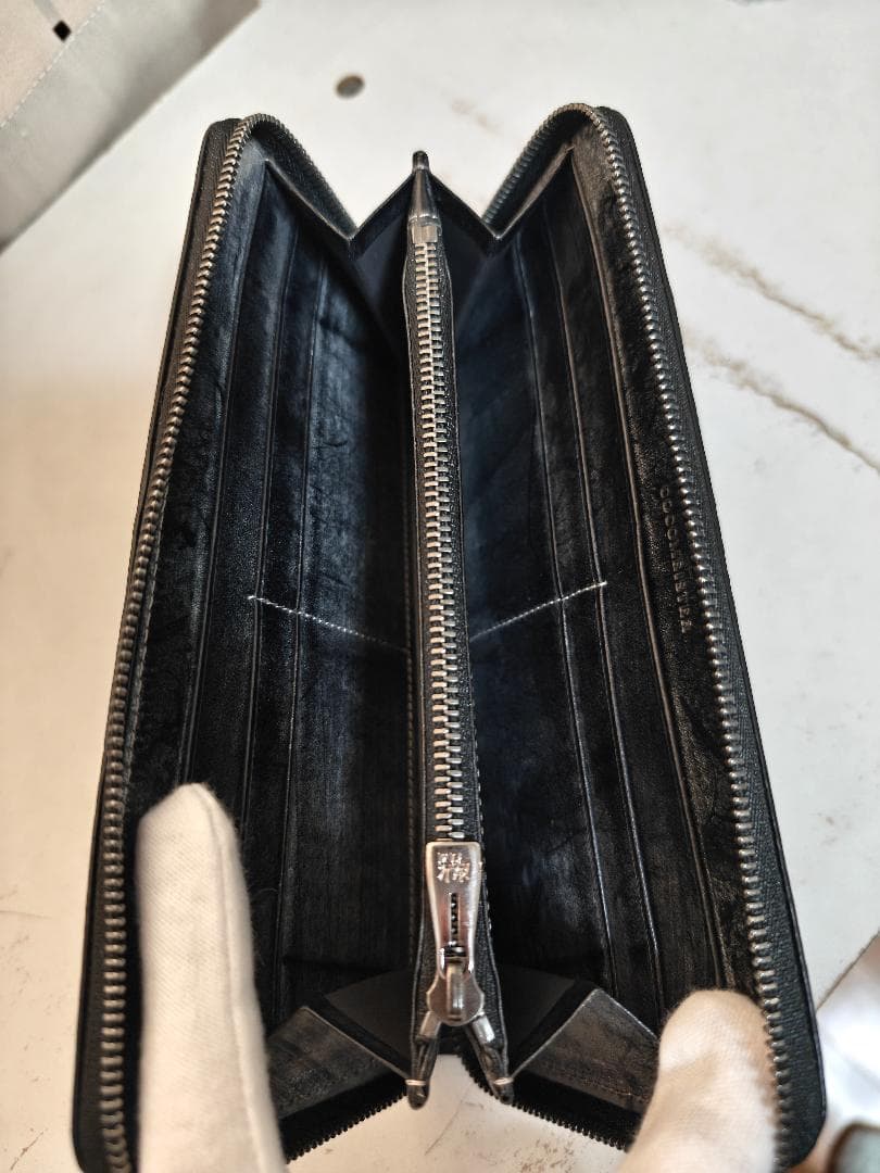 展示美品 ココマイスター ジョリーロジャー・ロイヤルフォーチュン 長財布