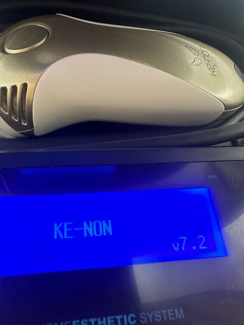 【美品】ケノン Ver.7.2 脱毛器 プレミアム＋スキンカートリッジ付
