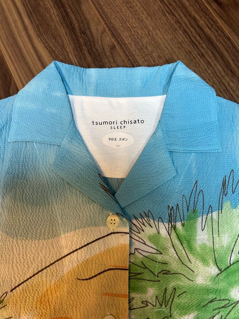 新品！ワコール　ツモリチサト　半袖パジャマ ルームウェア　リップル素材　M