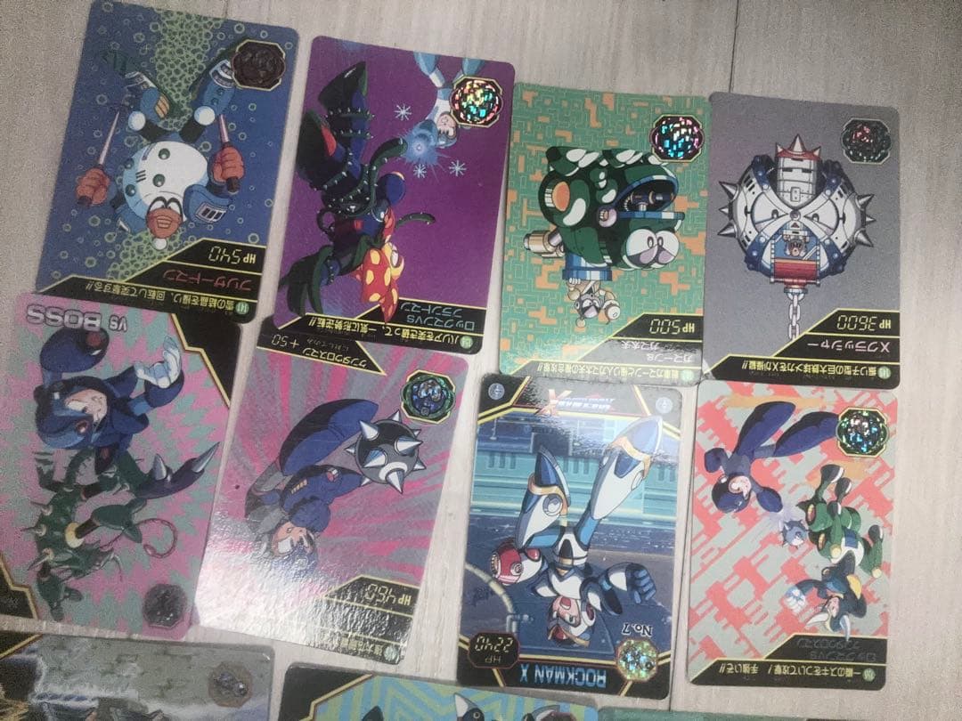 当時物　カードダス　ロックマン18枚セット