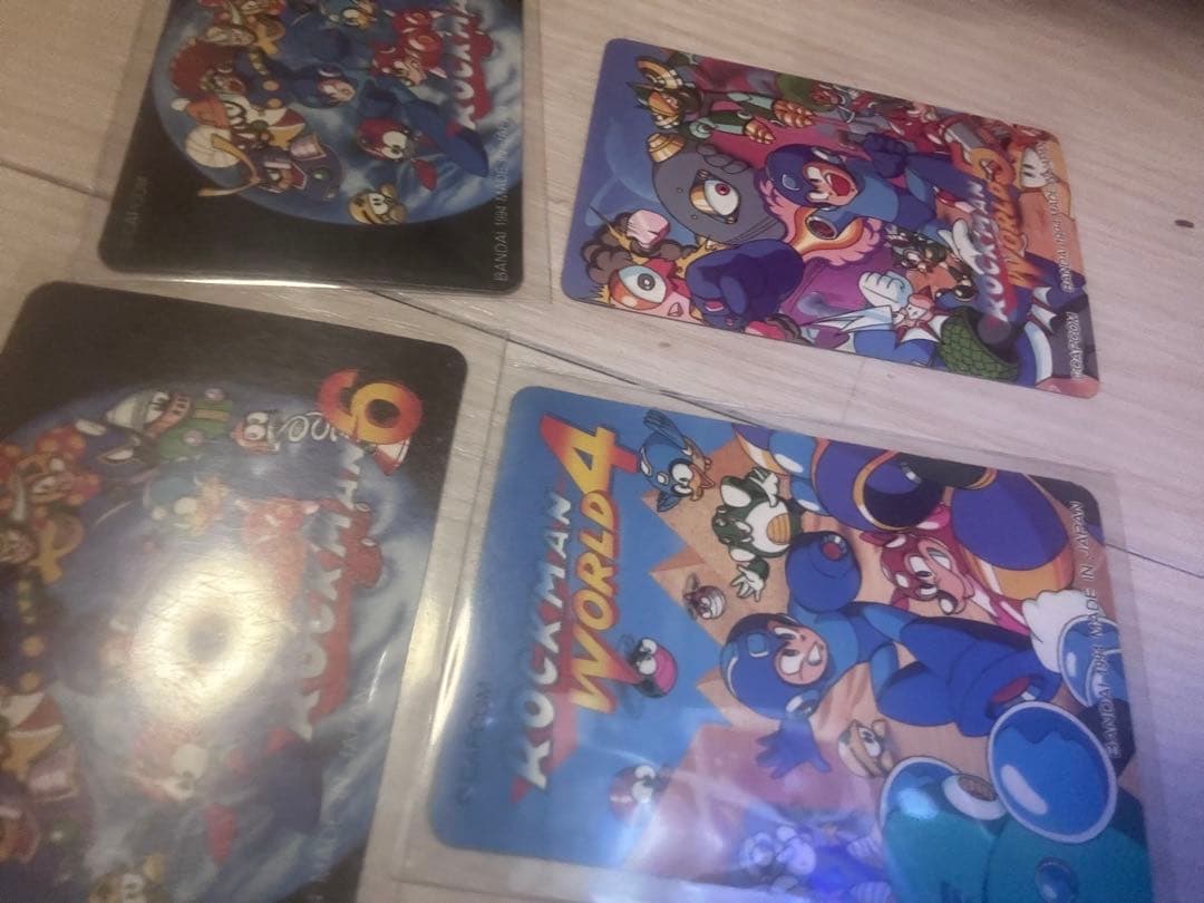 当時物　カードダス　ロックマン18枚セット