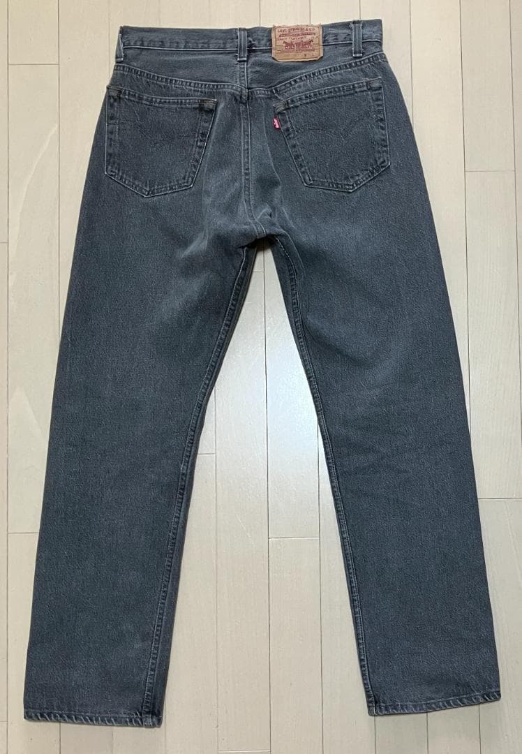 【W33 L30】Levis501 先染めブラック 80年代 アメリカ製