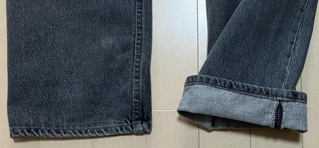 【W33 L30】Levis501 先染めブラック 80年代 アメリカ製