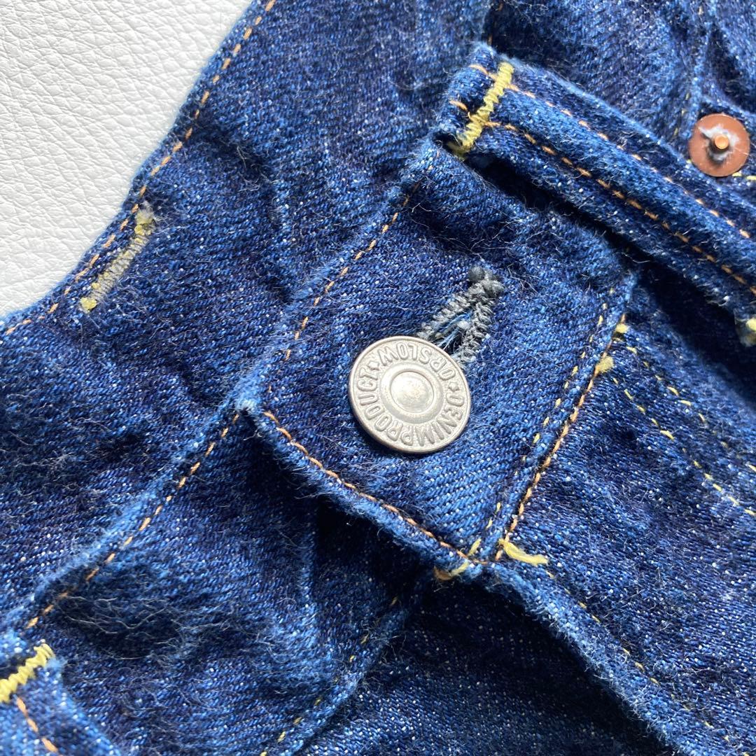 美品 orSlow モンローパンツ BEAMS デニムパンツ 百名品 紺 XS