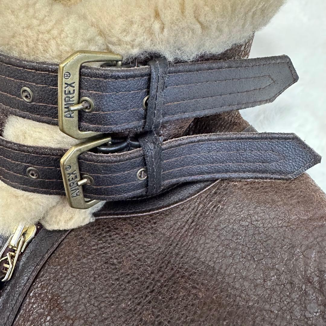 美品✨AVIREX TYPE B-3 フライトジャケット ムートン 36 M