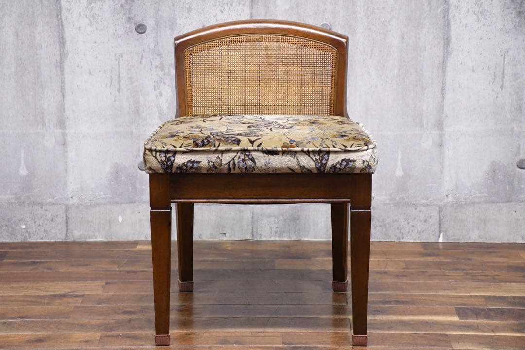 EEK86 マルニ木工 地中海シリーズ 小椅子 籐/ラタンバック 玄関スツール