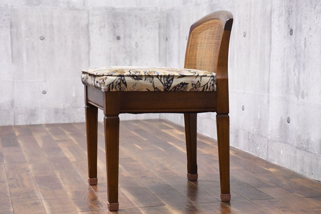 EEK86 マルニ木工 地中海シリーズ 小椅子 籐/ラタンバック 玄関スツール