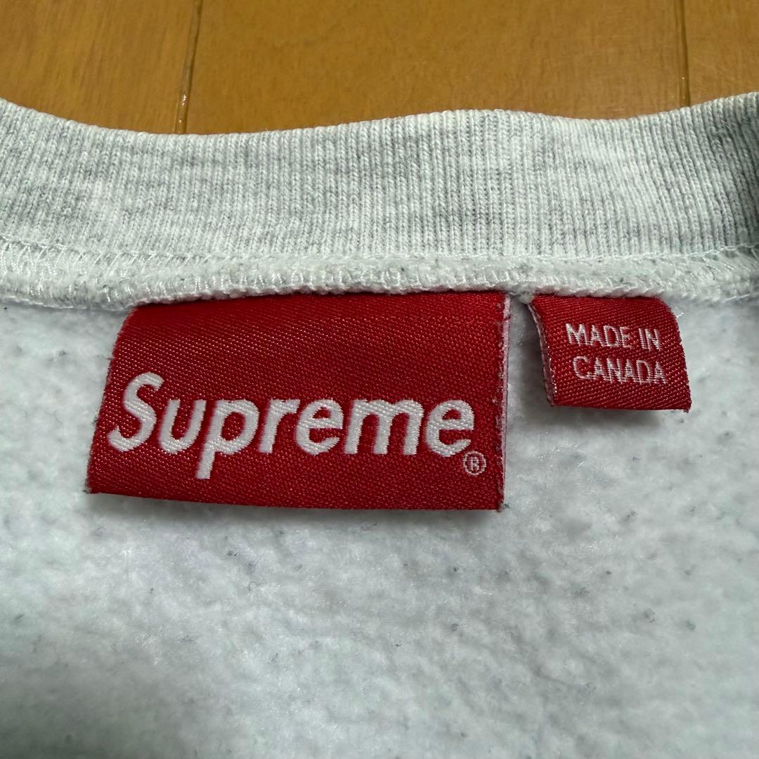 Supreme Small Box Crewneck グレー L 22aw
