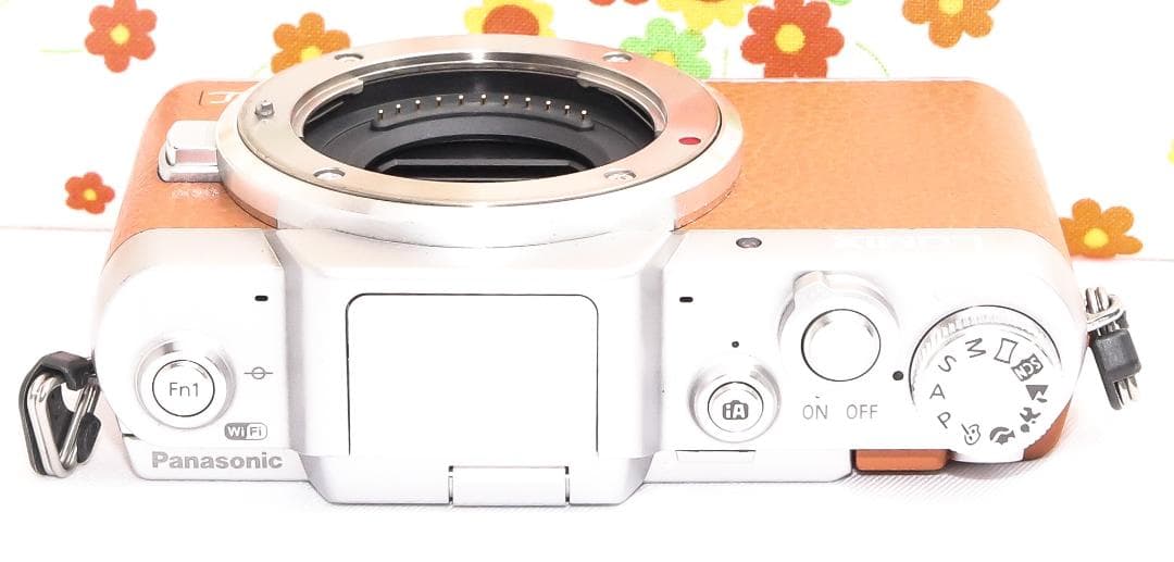 パナソニック LUMIX GF7 ☆大人気ブラウンカラー☆WIFI転送＆自撮り