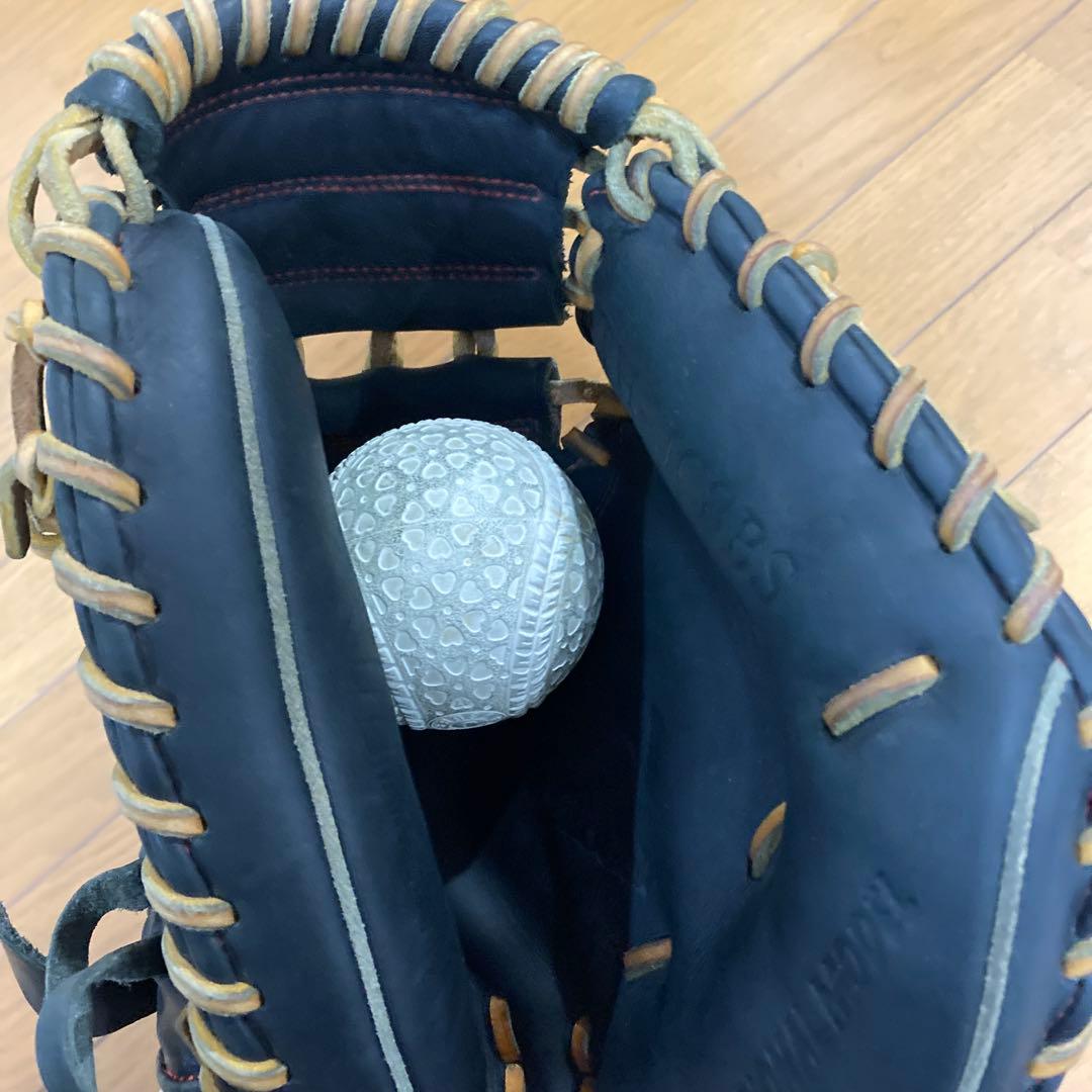 キャッチャーミット⭐︎ハタケヤマ⭐︎少年軟式用⭐︎袋付き
