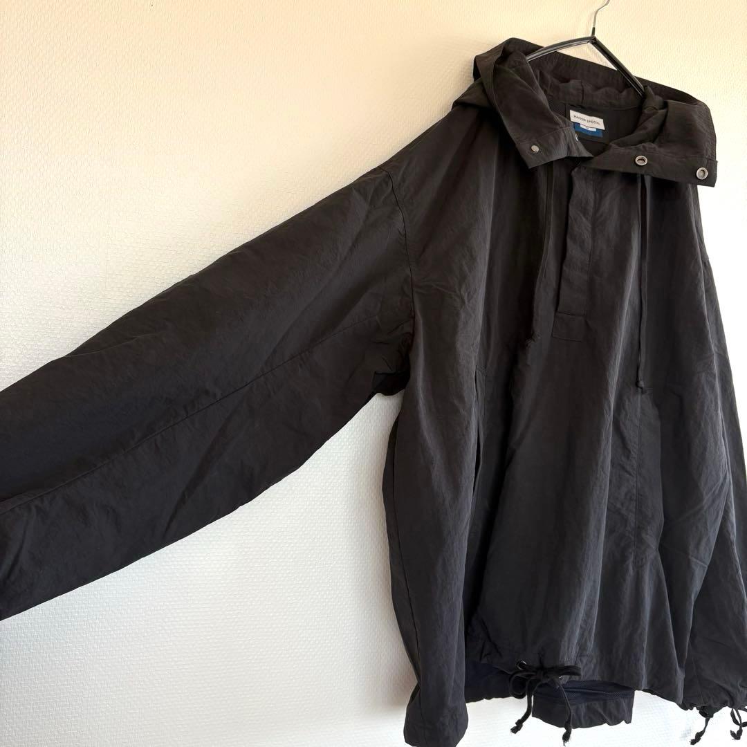 MAISON SPECIALワッシャーナイロンプライムオーバーアノラックパーカー