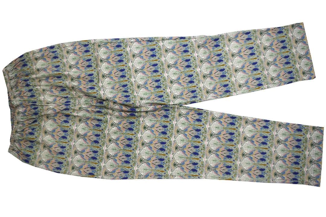 【新品】リバティ LIBERTY fabric厚手スムースニットパジャマ（M)C