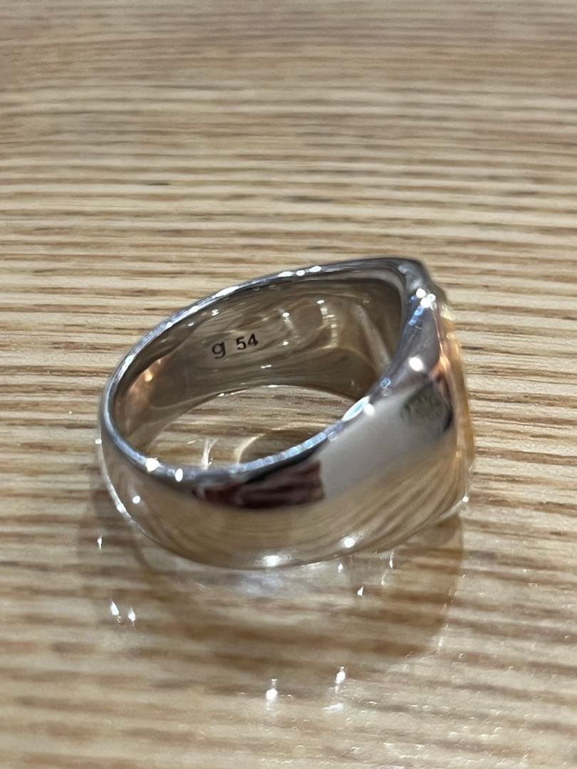 TOM WOOD　トムウッド Oval Gold Top シグネットリング