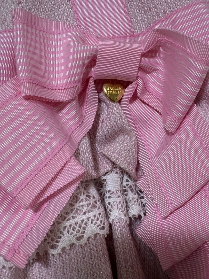 ね*❌様 AngelicPrettyおめかしDollジャケット&スカート(ピンク