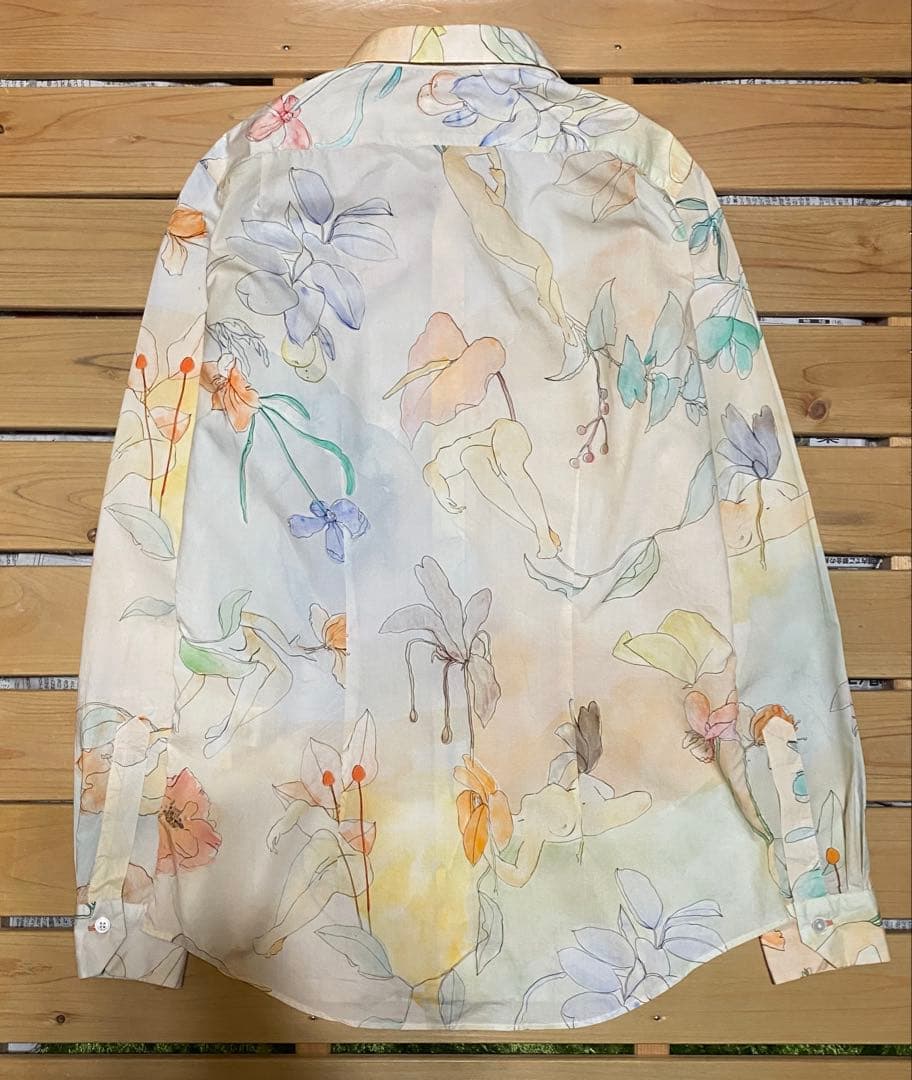 アート　プリントシャツ　Paul Smith ポールスミス