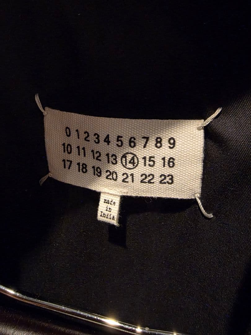 20SS maison margiela ゴートレザー ハの字ライダース