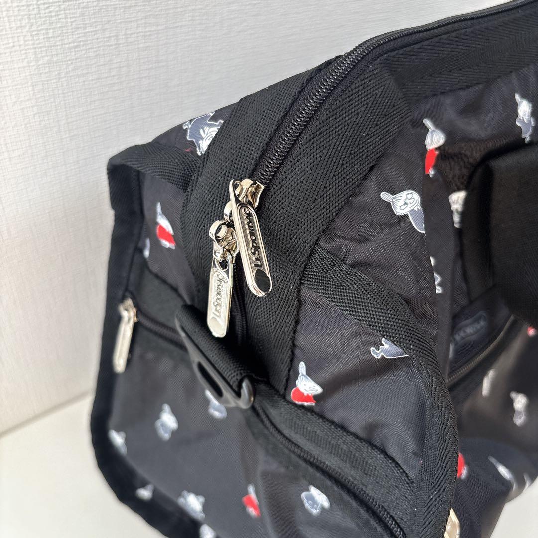 新品♡レスポートサック　ムーミン　リトルミイ　ミディアムボストン　キャリーオン