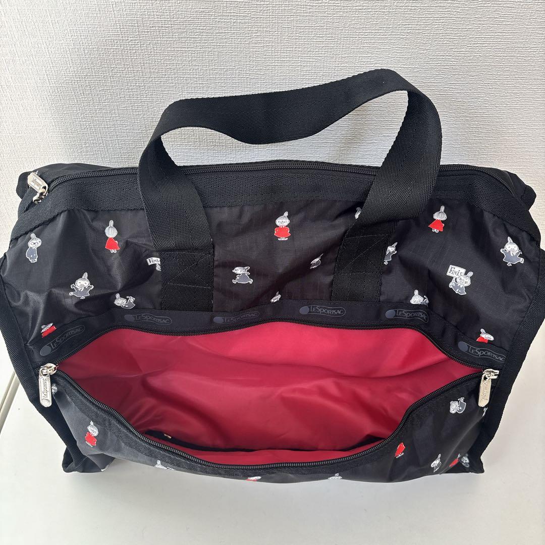 新品♡レスポートサック　ムーミン　リトルミイ　ミディアムボストン　キャリーオン
