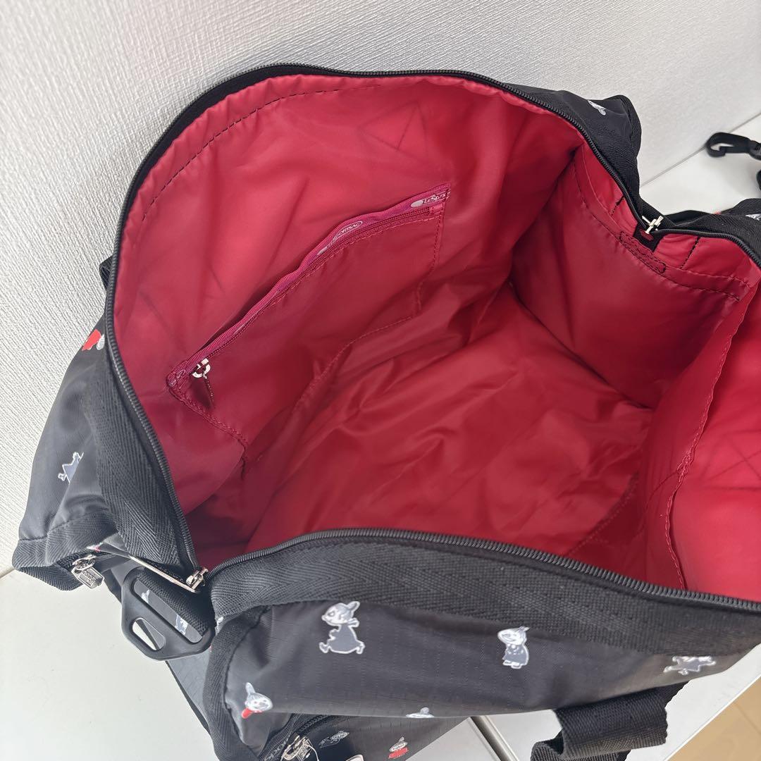 新品♡レスポートサック　ムーミン　リトルミイ　ミディアムボストン　キャリーオン