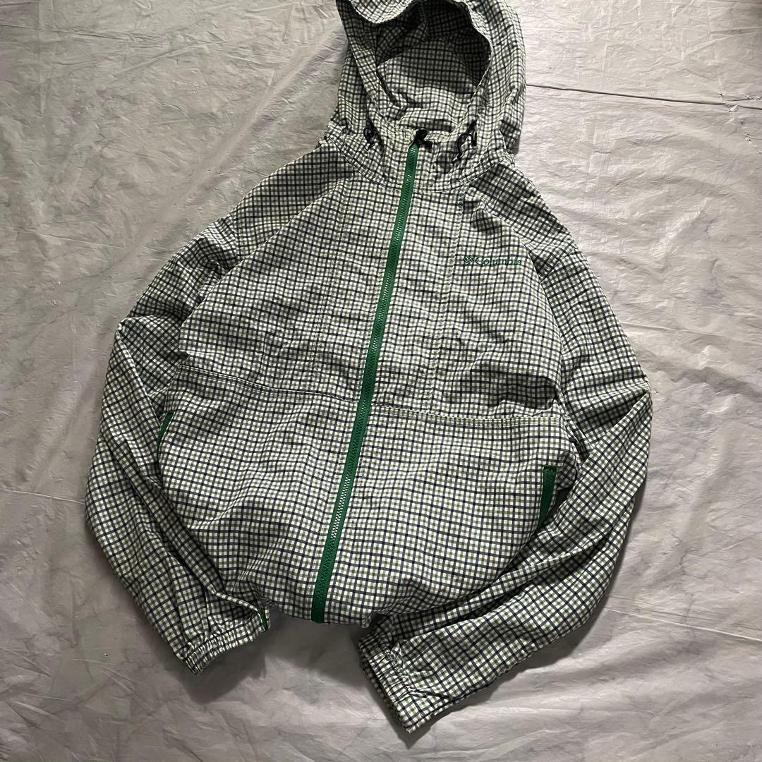 ジャケット・アウター Columbia hooded tech nylon jacket plaid