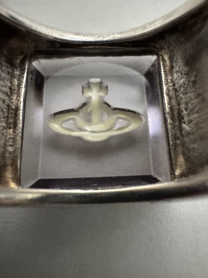 Vivienne Westwood スクエアリング クリスタル 激レア