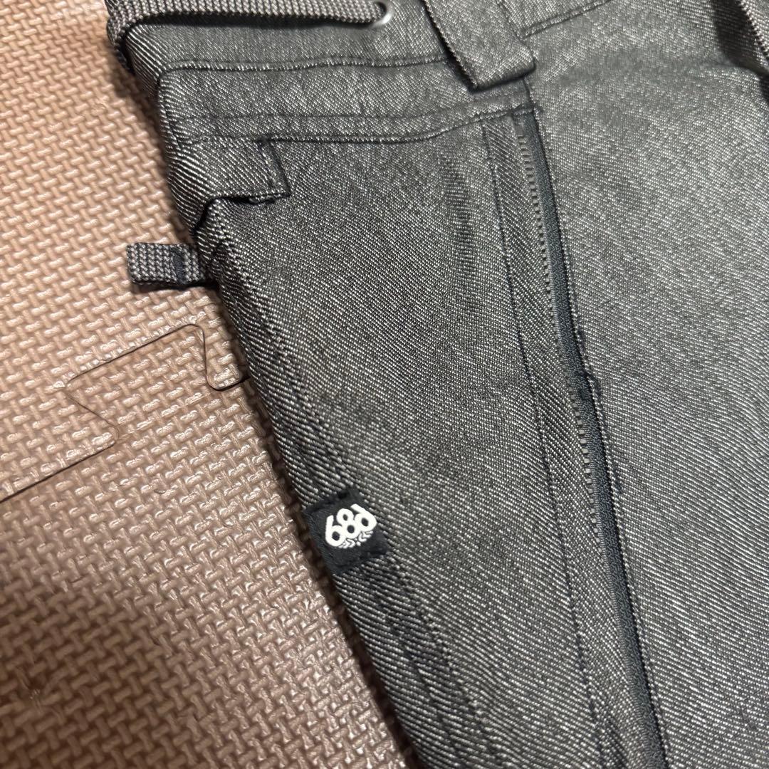 686 スノーボードパンツ Mサイズ ブラックデニム