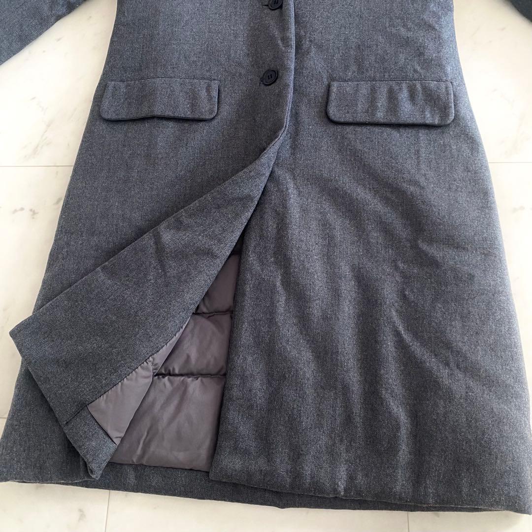 美品 セオリーリュクス チェスター リアルダウンコート グレー 36