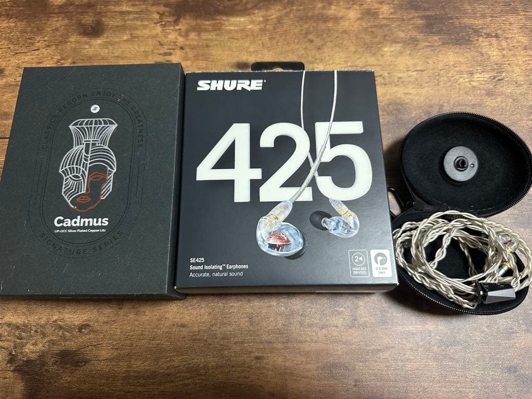 SHURE 425 EFFECT AUDIO Cadmus MMCX 2点