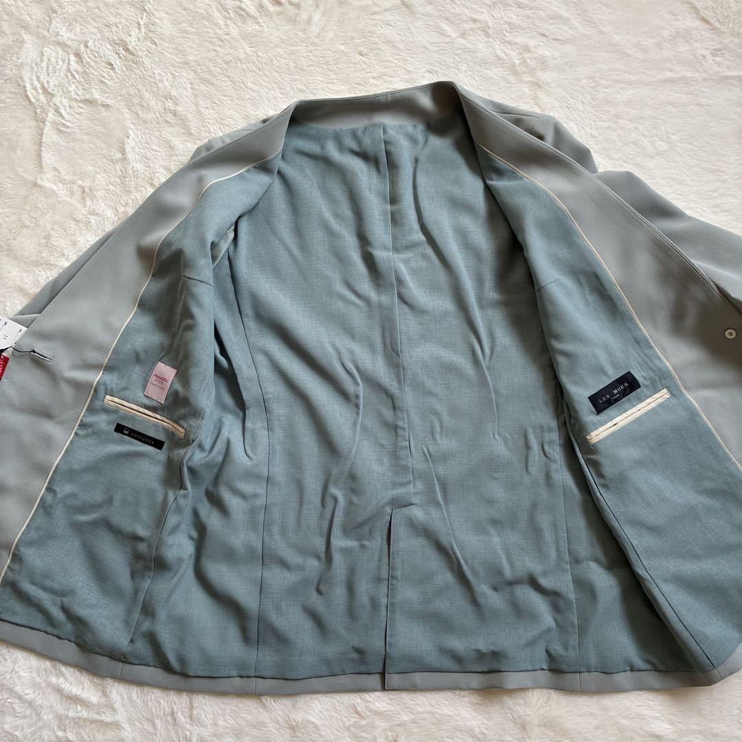 AOKI LES MUES 洗える スーツ セット ジャケット パンツ ブラウス