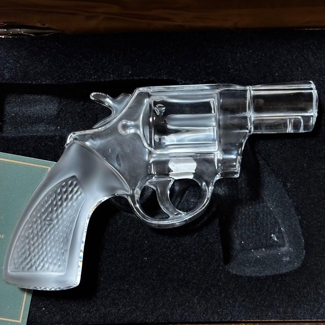 美品 ロイヤル ド シャンパーニュ リボルバー 銃 クリスタル ガン