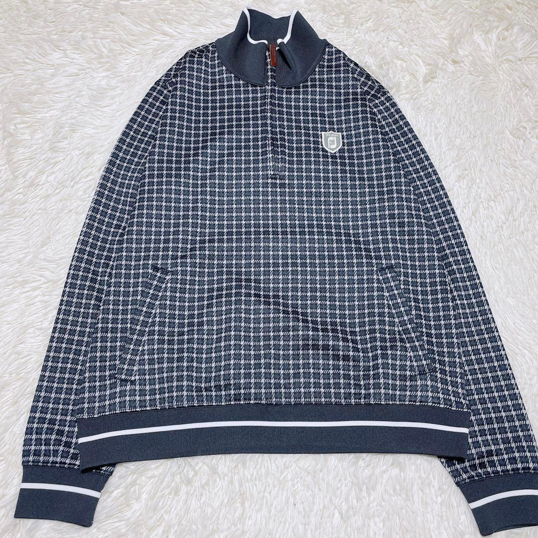 FootJoyセットアップ ハーフジップダブルニットジャガードスウェットシャツ