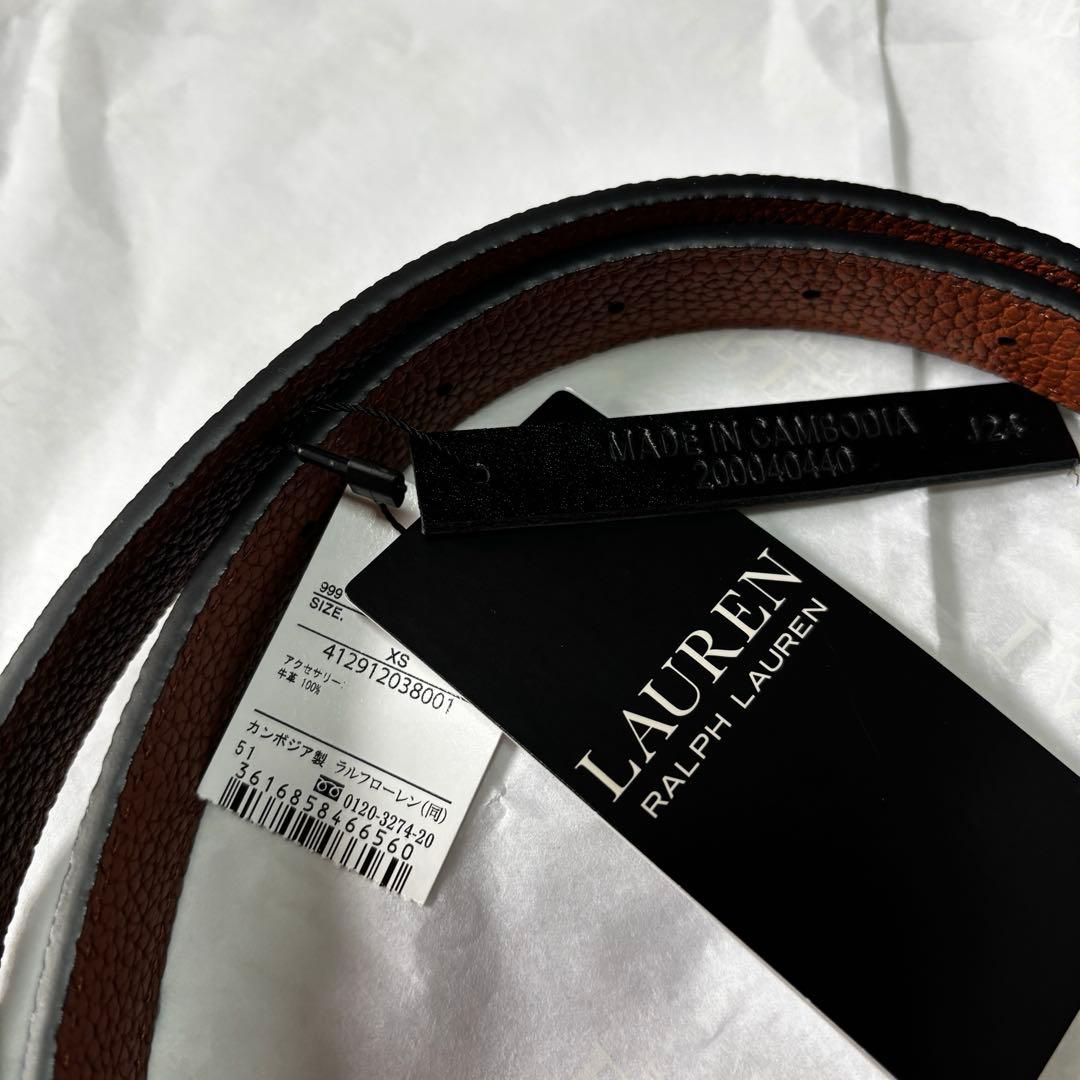 LAUREN RALPH LAUREN リバーシブルベルト XS
