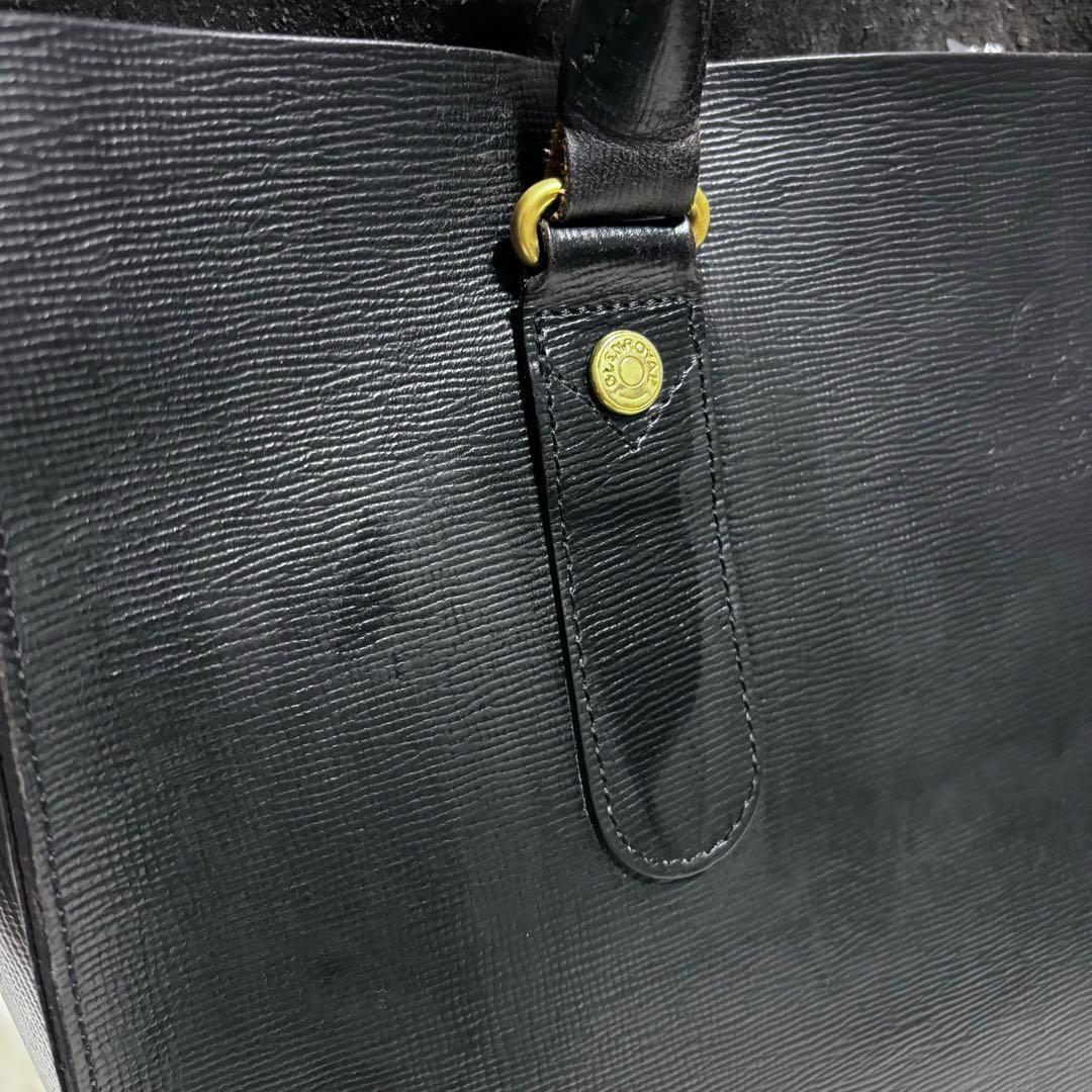 グレンロイヤル トートバッグ 2ハンドルトートバッグ レザー 黒