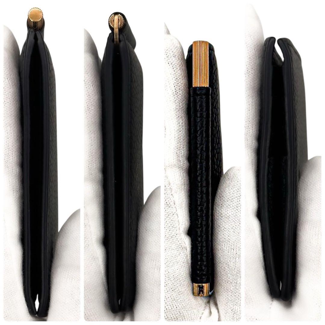 極美品 トムフォード マネークリップ 財布 札入れ カードケース コンパクト 黒