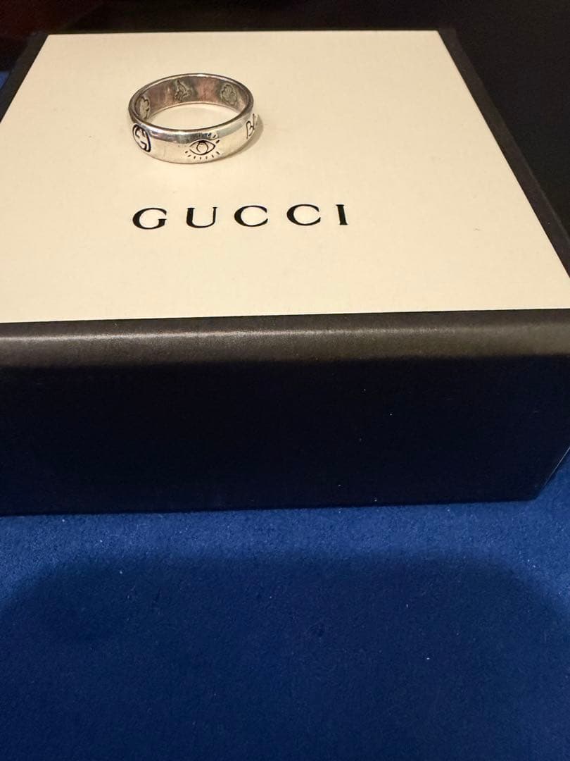 ゆり♪様【極美品】GUCCI Blind for LOVE ナローリング 10号