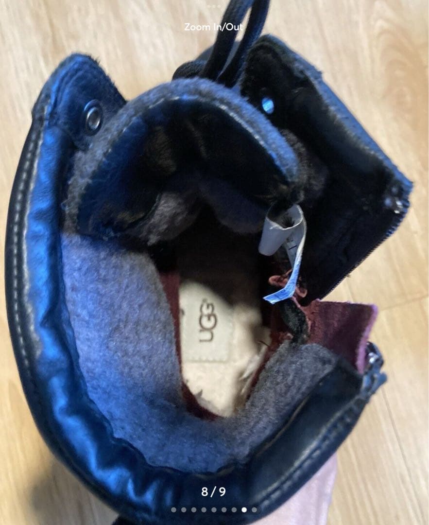 美品　UGG KESEY 防水バックル ショートブーツ