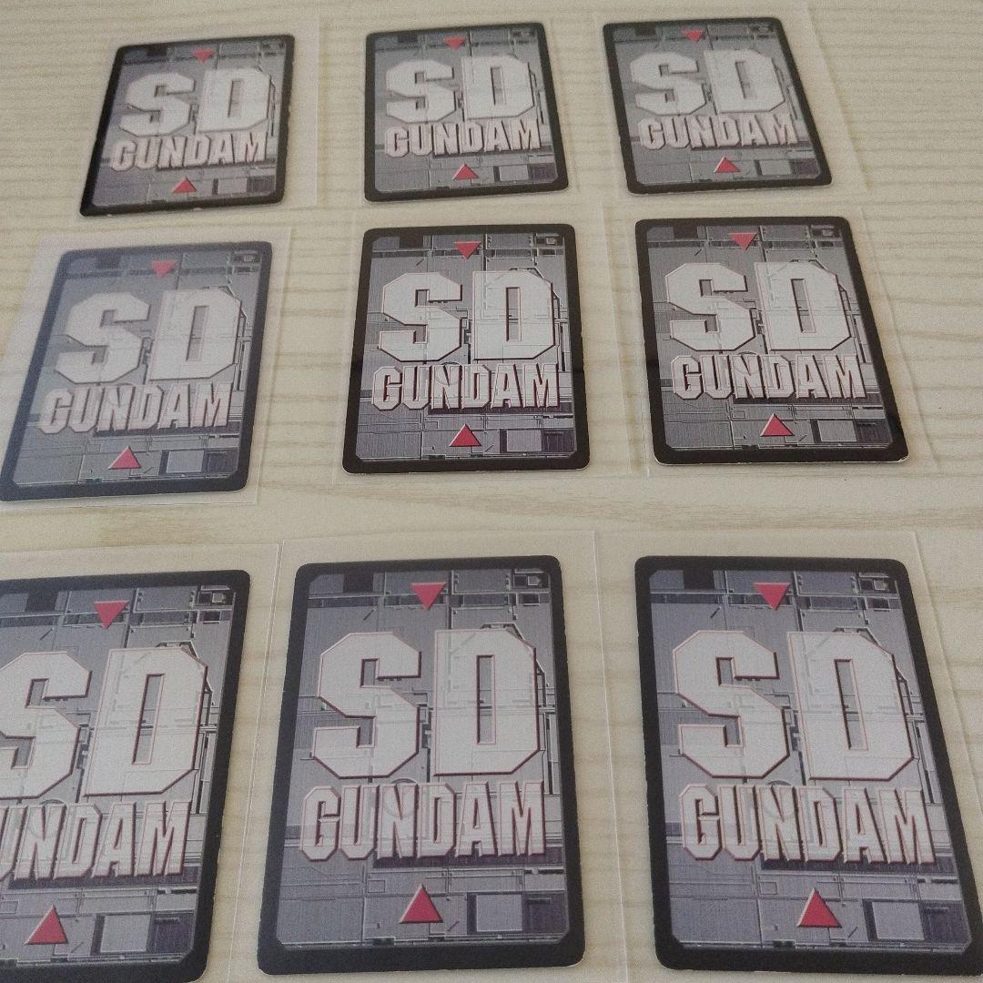 SDガンダムカードゲーム　モビルパワーズカードダス１１５枚と対戦シートとバイブル