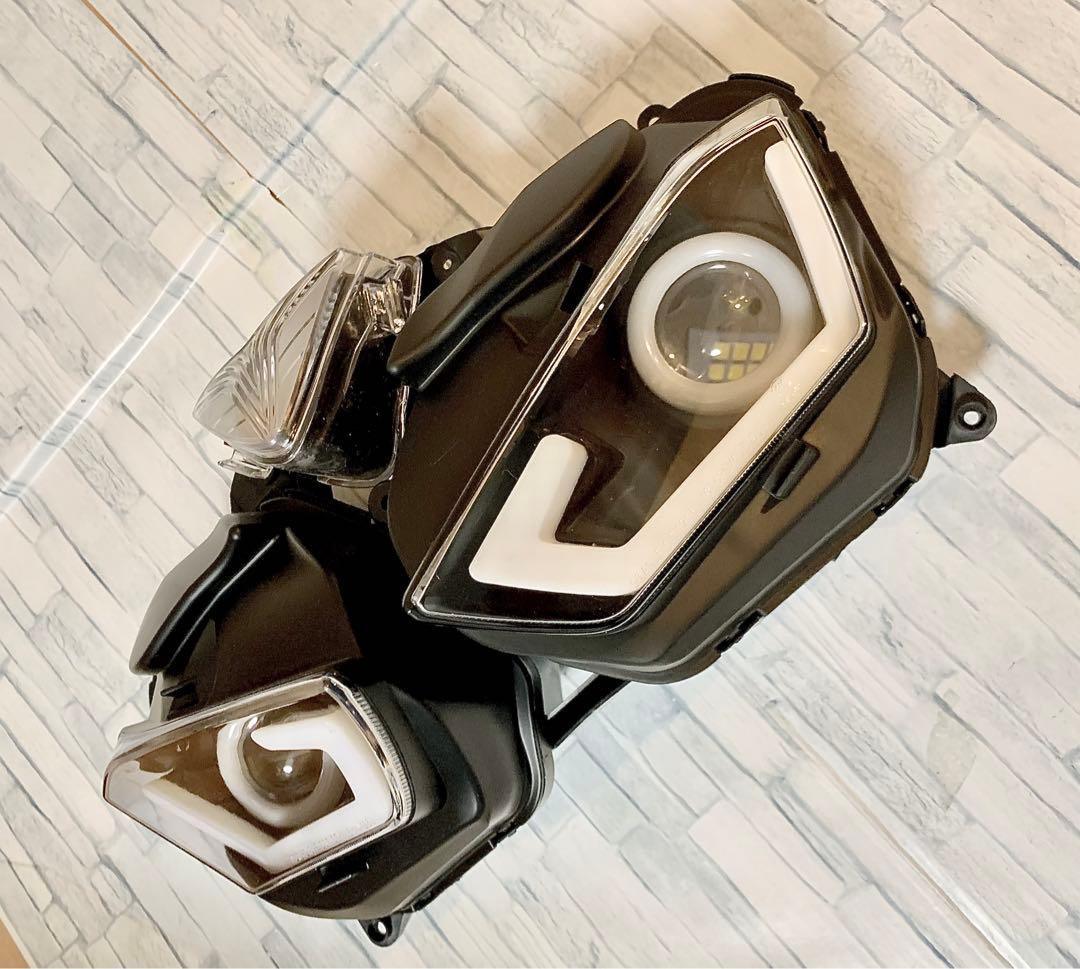 YZF-R3 / YZF-R25 カスタムLEDヘッドライト プロジェクター