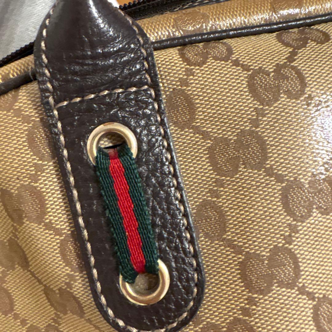 GUCCi GGマーク　クリスタル　シェリーライン　トートバッグ